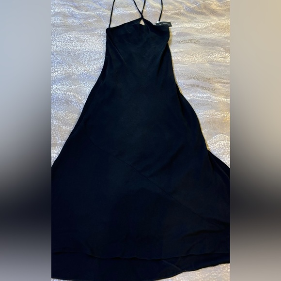 NWT Three Graces London Katrina Jersey maxi  Dress, black in size 6. - Picture 6 of 13